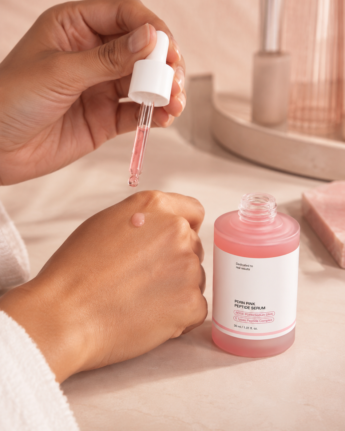 Rose PDRN & 5-Peptide Glow Serum